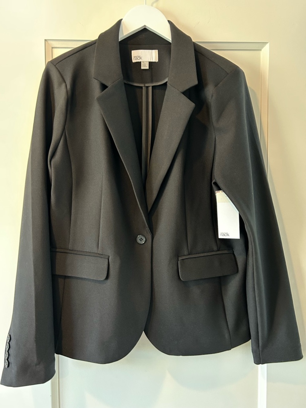 NWT Nordstrom Rack Classic Black Blazer Size XL